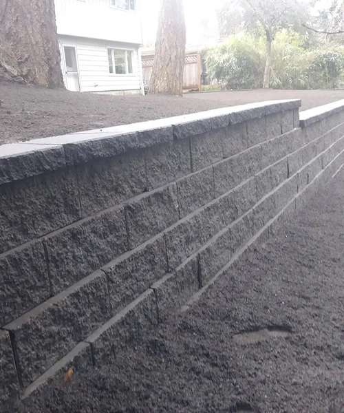 Retaining wall in Bellevue
